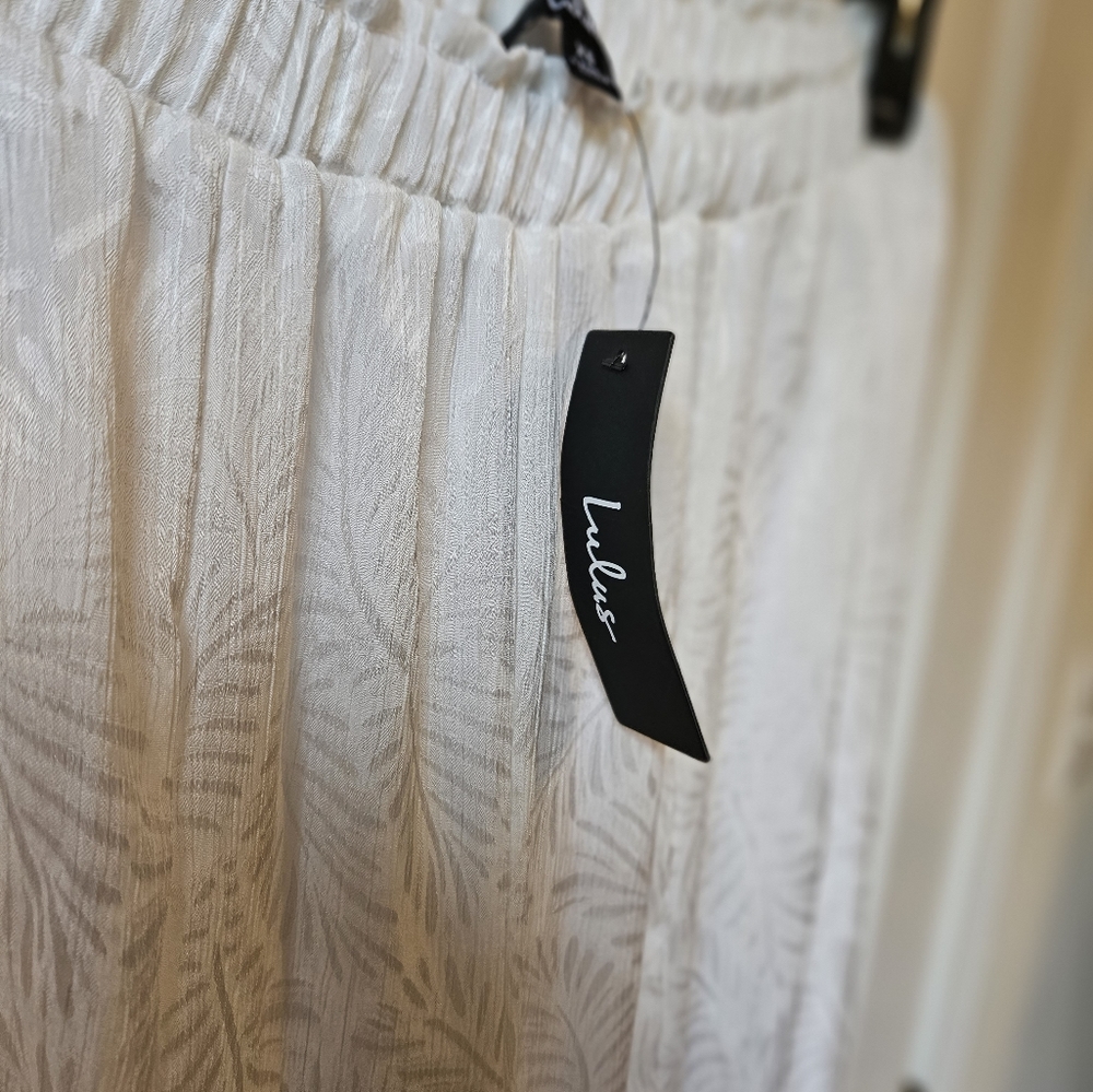 MSRP $58 NWT Lulus Wide Leg Slit Pants Size XS - Picture 5 of 7